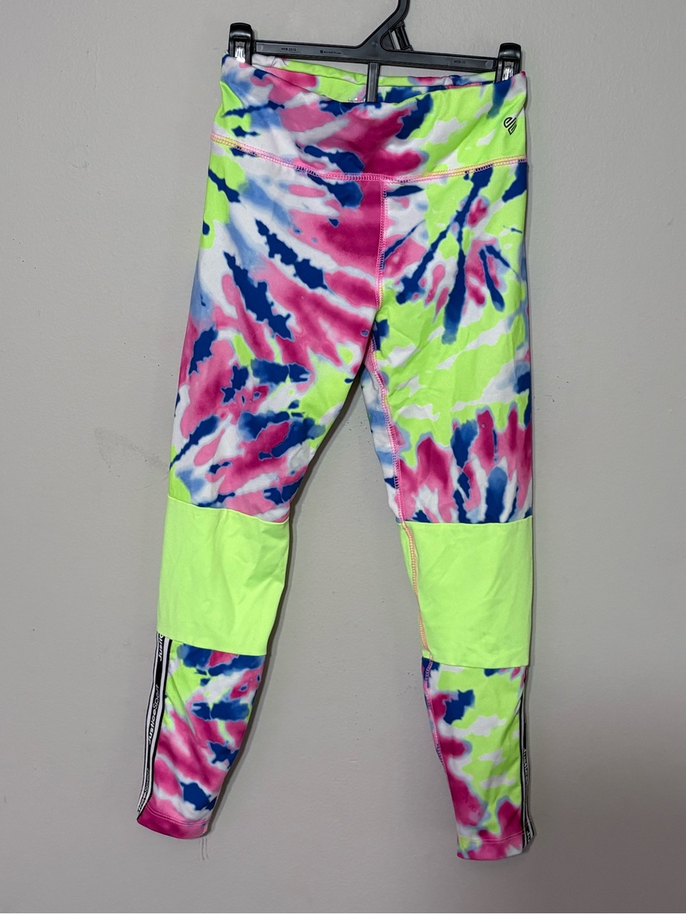 Justice Neon Tie-Dye Leggings - Pink, Blue & Neon Green